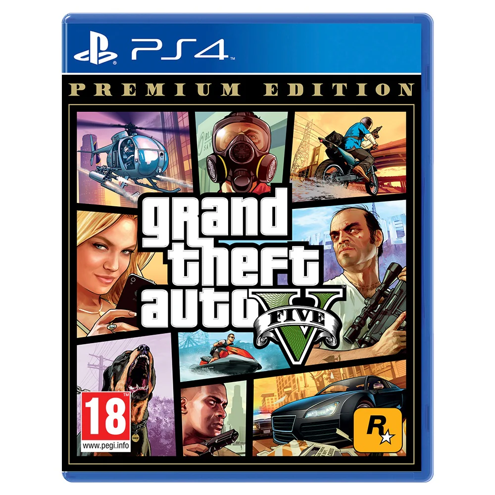 PS4 Grand Theft Auto V Premium Edition GTA
